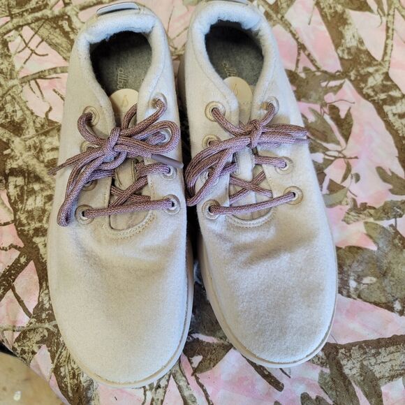 Allbirds WRM Wool Runners Lux Beige Shoes Mens Size 10 - Picture 8 of 8